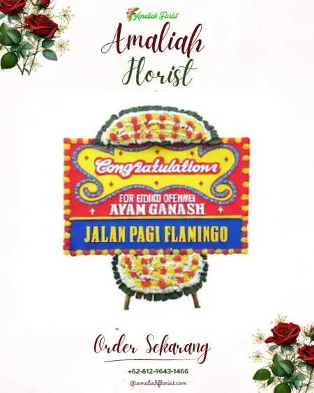Sewa Papan Bunga Kalikondang